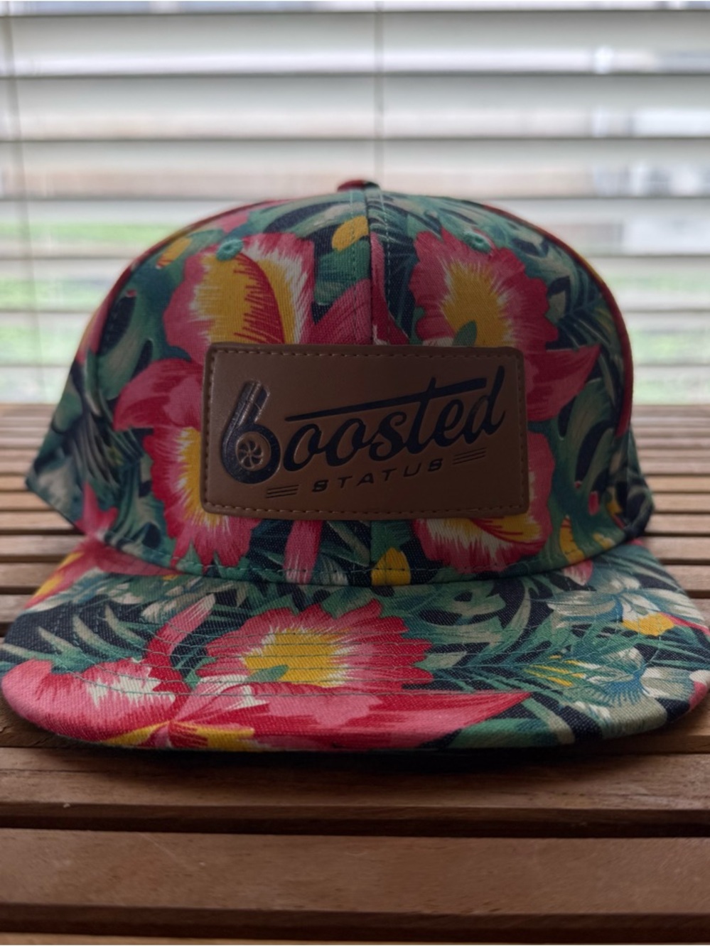 NWOT Boosted Status Floral SnapBack